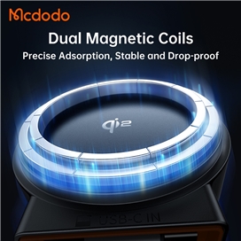 هولدر وایرلس رو داشبوردی و دریچه کولری مک دودو Mcdodo MagQ Qi2 Magnetic Wireless Car Charger CH-0090