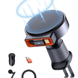 هولدر وایرلس رو داشبوردی و دریچه کولری مک دودو Mcdodo MagQ Qi2 Magnetic Wireless Car Charger CH-0090