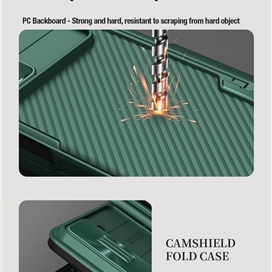 کاور نیلکین مدل Camshield Bracket به همراه پایه نگهدارنده مناسب برای گوشی موبایل سامسونگ Galaxy Fold 5 / W24