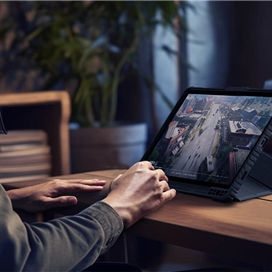 کاور چرمی هوشمند نیلکین سامسونگ Samsung Tab S10 Ultra Nillkin Bumper Leather Case Pro