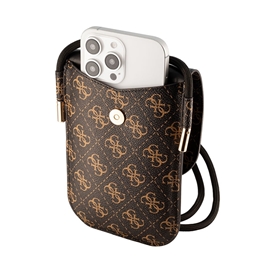 کیف دوشی گس اصل/اورجینال مدل GUESS PHONE POUCH TRIANGLE LOGO