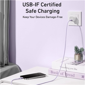 کابل شارژ 240 وات 1.8 متری USB-C به USB-C انکر مدل A82E2