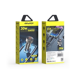 شارژر فندکی اوی Awei C-859 توان 30 وات