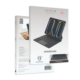 کیس کبیورد دار آیپد لولو Levelo Aeroboard Ipad Pro 13 2024 LVLABKP13BK