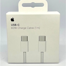 کابل شارژ 1 متری 60 وات USB-C به USB-C اپل مدل MQKJ3FE