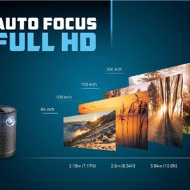 ویدیو پروژکتور هوشمند قابل حمل پاورولوژی Powerology Auto Focus Full HD Portable PWPROJ30