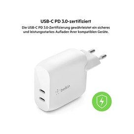 شارژر دیواری 40وات بلکین- BoostCharge – مدل WCB006