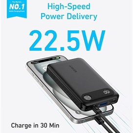پاور بانک انکر Anker Power Bank 10000mAh 22.5W Portable Charger with USB-C Cable مدل A1388