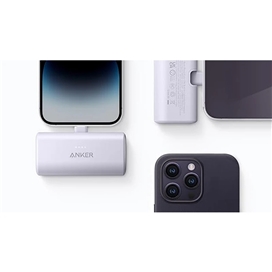 پاوربانک 5000 میلی آمپر انکر Anker Nano 5000mAh Power Bank A1645 با سوکت لایتنینگ