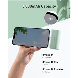 پاوربانک 5000 میلی آمپر انکر Anker Nano 5000mAh Power Bank A1645 با سوکت لایتنینگ