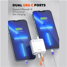 شارژر مسافرتی الدینیو 35 وات به همراه کابل LDNIO POWER ADAPTER 35W A2528M