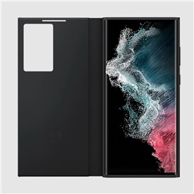 کیف کلاسوری هوشمند Clear View Cover ZS908 سامسونگ گلکسی S22 Ultra