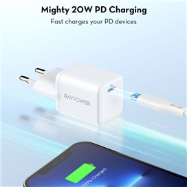 شارژر دیواری 20 وات راوپاور | Ravpower RP-PC167