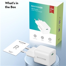 شارژر دیواری 20 وات راوپاور | Ravpower RP-PC167