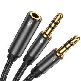 مبدل 2 به 1 AUX جوی روم Joyroom Headphone cable SY-A05