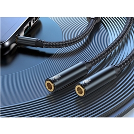 مبدل 1 به 2 AUX جوی روم Joyroom Headphone cable SY-A04