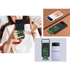 کاور سیلیکونی سامسونگ Silicone Cover With Strap EF-GF721 سامسونگ Galaxy Z Flip 4