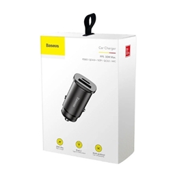 شارژر فندکی 30 وات 2 پورت بیسوس مدل BS-C15C