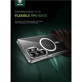 کاور گرین لاین مدل GNMGCRS25UCL مناسب برای گوشی موبایل سامسونگ Galaxy S25 Ultra