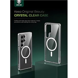 کاور گرین لاین مدل GNMGCRS25UCL مناسب برای گوشی موبایل سامسونگ Galaxy S25 Ultra