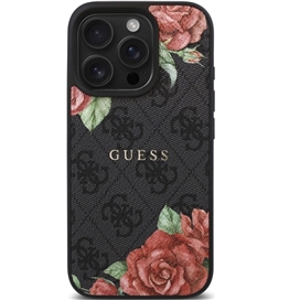 قاب اورجینال برند گس مدل Guess Hard Case with Roses مناسب برای Apple iPhone 16 Pro Max