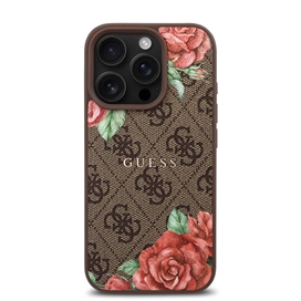 قاب اورجینال برند گس مدل Guess Hard Case with Roses مناسب برای Apple iPhone 16 Pro Max