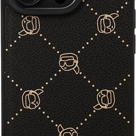 قاب برند کارل لاگرفلد چرمی مدل Karl Lagerfeld leather مناسب برای Apple iPhone 16 Pro Max