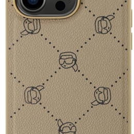 قاب برند کارل لاگرفلد چرمی مدل Karl Lagerfeld leather مناسب برای Apple iPhone 16 Pro