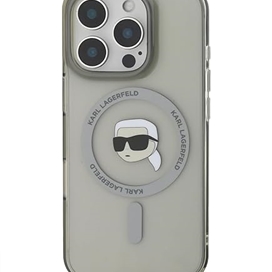 قاب برند کارل لاگرفلد مگ سیف مدل Karl Lagerfeld MagSafe مناسب برای Apple iPhone 16 Pro Max