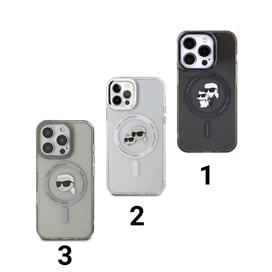 قاب برند کارل لاگرفلد مگ سیف مدل Karl Lagerfeld MagSafe مناسب برای Apple iPhone 16 Pro