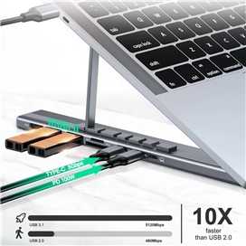 هاب و استند 7 در 1 چویتک مدل HUB-M48