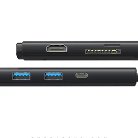 هاب تایپ سی و رم ریدر 6 پورت بیسوس Baseus Air Joy 6 Port Type-C HUB Docking Station BS-OH019