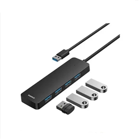 هاب 4 پورت یو اس بی با کابل یک متری بیسوس Baseus UltraJoy 4 port B0005280B111-03
