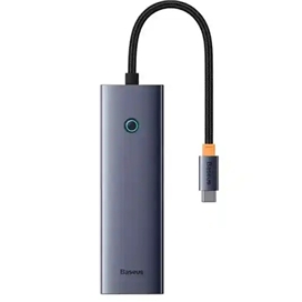 هاب تایپ سی 5 پورت بیسوس Baseus 6 Port USB-C Hub Adapter BS-OH111 B00052807813-00