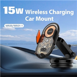 هولدر و شارژر وایرلس هوشمند الدینیو LDNIO MA30-1 توان 15 وات