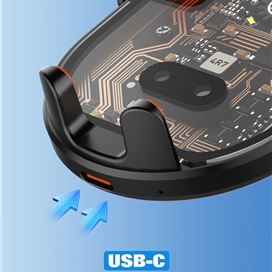 هولدر و شارژر وایرلس دریچه کولری هوشمند الدینیو LDNIO MA30 توان 15 وات