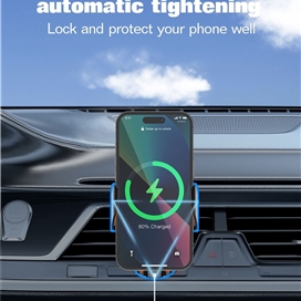 هولدر و شارژر وایرلس دریچه کولری هوشمند الدینیو LDNIO MA30 توان 15 وات