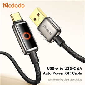کابل شارژ تایپ سی قطع کن دار 1.2 متر مک دودو Mcdodo Auto Power Off 100w Cable CA-6650