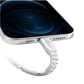 کابل USB-A به لایتنینگ انرژیا سری NYLOFLEX با استاندارد C89 طول 30 سانتی متر