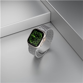 بند استیل اپل واچ برند Levelo مدل Monet مناسب برای سایز 44/45/46/49 میلی متری