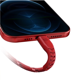 کابل USB-A به لایتنینگ انرژیا سری NYLOFLEX با استاندارد C89 طول 30 سانتی متر