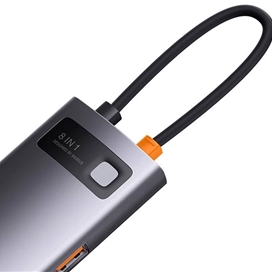 هاب 8 پورت تایپ سی بیسوس Baseus Starjoy 8 Port Type C Hub Adapter WKWG080213