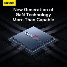 شارژر دیواری 65 وات 3 پورت بیسوس مدل CCGAN65E5