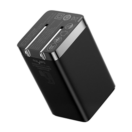 شارژر دیواری 65 وات 3 پورت بیسوس مدل CCGAN65E5