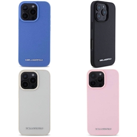 قاب برند کارل لاگرفلد Karl Lagerfeld چرم سخت Hard Leather مناسب برای Apple iPhone 16 Pro Max