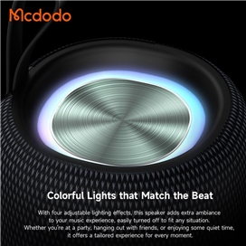 اسپیکر بلوتوث مک دودو Mcdodo BS-1410 Portable Wireless Speaker توان 10 وات رم و فلش خور