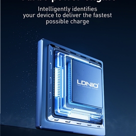 شارژ وایرلس رو میزی 3 کاره الدینو LDNI Wireless Charging Station WL02