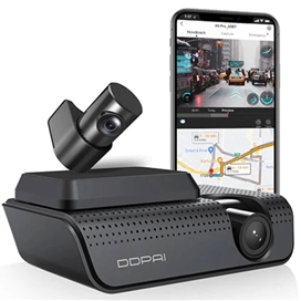 دوربین خودروی شیائومی Xiaomi DDpai X5 Pro به همراه دوربین عقب