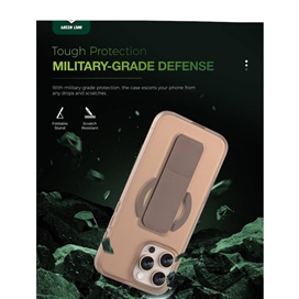 کاور گرین لاین مدل Magsafe Leather Grip 360 مناسب برای گوشی موبایل اپل iPhone 16 Pro Max