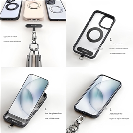 بند آویز موبایل و کابل شارژ 60 وات 1.2 متری USB-c به USB-C مک دودو مدل CA-683